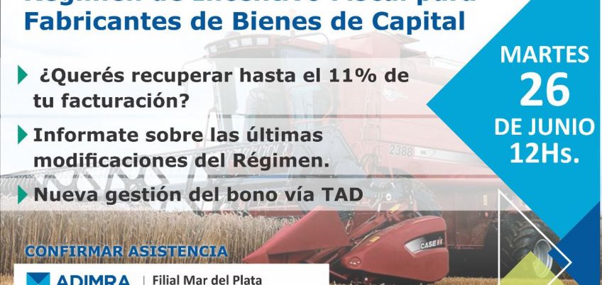 Régimen de Incentivo Fiscal para Fabricantes de Benes de Capital